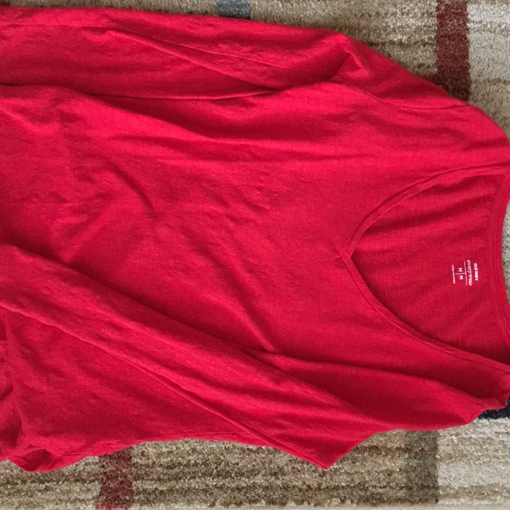 Red Long sleeve blouse